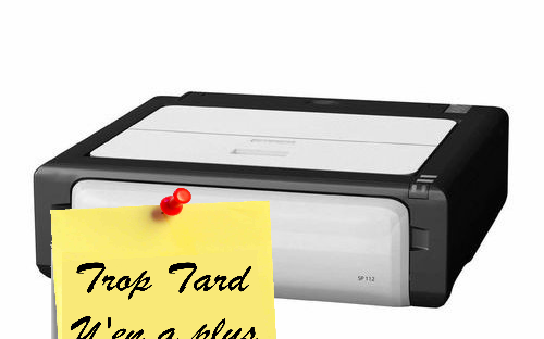 Imprimante laser monochrome SP112 RICOH 19€99