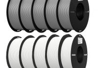 Deal 10 bobines de 1 Kg Filament PLA Creality Ender, Gris 5 (...)