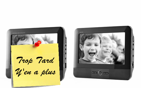 Lecteur Portable voiture double ecran PMP700T 49€ (...)