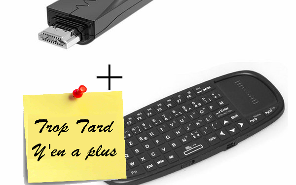 Clé Android Tizzbird Tizzstick N1 et son clavier Soldés (...)