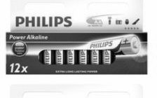 12 piles AA Alcalines Philips PowerLife 2€02 port (...)
