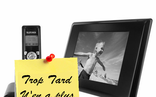 29€90 ! Téléphone DECT + cadre photo affichage appelant (...)