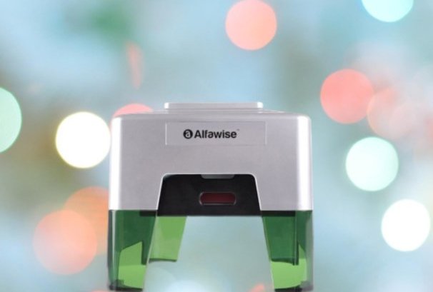Test mini machine gravure laser pilotée par smartphone Alfawise C50 / Wonderful X1 Mini