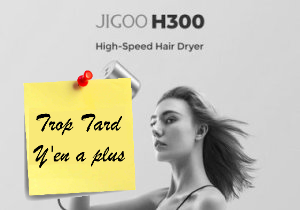 Le Sèche-cheveux JIGOO H300, haute vitesse et ions (…)