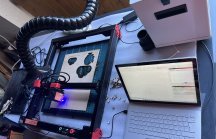 Logo Test Algolaser Alpha, une graveuse découpeuse Laser 22 (…)