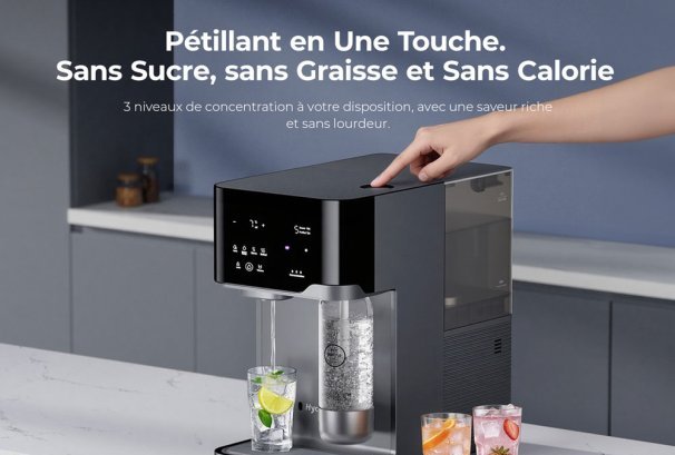 Hydrofast C300, Le purificateur d'eau tout-en-un (chaud, froid, gazeuse) à 579€ tout garantie