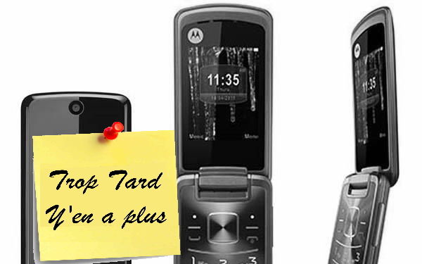 téléphone Motorola Gleam Rouge en vente flash : 29€ (...)