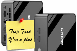 Deal expiré GMKtec M2, Un MiniPC puissant Core i7-11390H tout équipé (...)