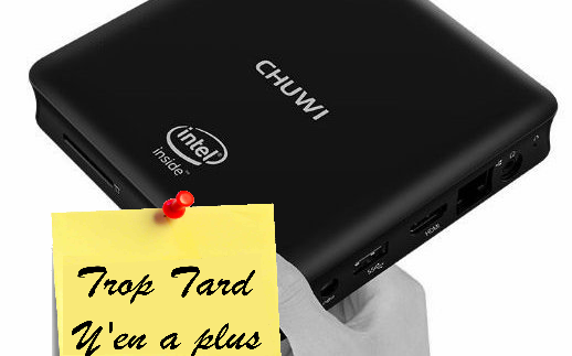 Mini PC CHUWI HiBox Hero Android Window 10 4GO/64GO à (...)