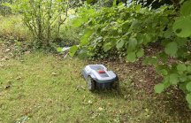 Logo Test robot tondeuse RoboUP T1200 Pro, sans fil RTK pour (…)