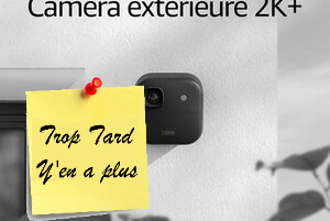 Deal expiré Les Kit caméra Blink 2K extérieur et caméra intérieur 2K (...)