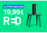 Deal 19,99€ par mois la Fibre RED Box, débit 1GBit/s, appels (...)
