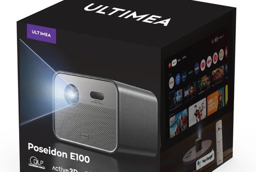 Ultimea Poseidon E100, vidéo projecteur haut de gamme (DLP, Haut Gamut, GoogleTV) à 869€