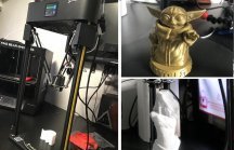 Logo TEST Flsun Q5, une imprimante 3D DELTA avec nivellement (...)