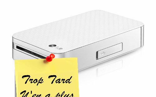 Imprimante LG Pocket Photo PD233 79€03 livrée