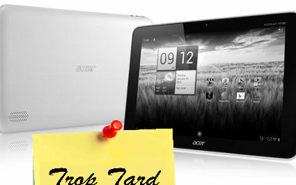 Tablette Android 10'' Acer Iconia A210 HD Tegra 3 GPS à (...)