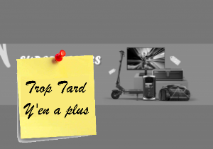 Deal expiré La grosse promotion de septembre chez Geekbuying est (...)