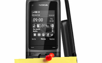 Nokia C2-05 gris en vente flash Orange 19€90