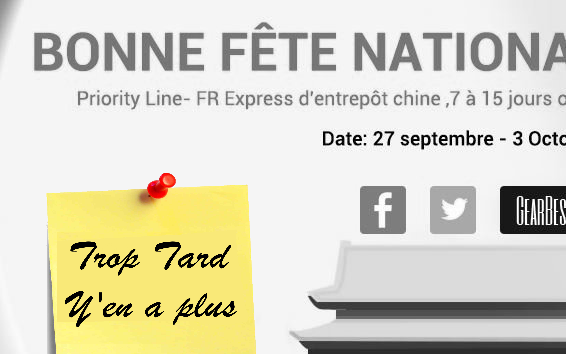 Lancement des promotions Fête Nationale Chinoise chez (...)