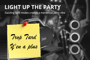 Deal expiré La Tronsmart Bang Max Party, 130 W, lumières et karaoké (...)