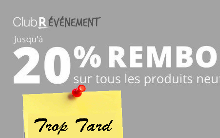 Rakuten, 20% de bon d'achat sur tout (Apple, Xiaomi, (...)