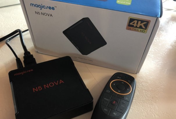 Test box TV 4K Magicsee N5 NOVA, Android 9 standard, elle assure
