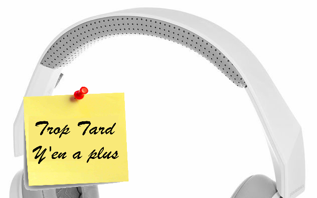 Casque audio sans fil Plantronics BackBeat 500 Blanc à (...)