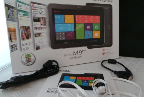 Test Tablette PIPO Max-M9PRO, Full HD IPS Retina, QUAD CORE 1.6MhZ, GPS 