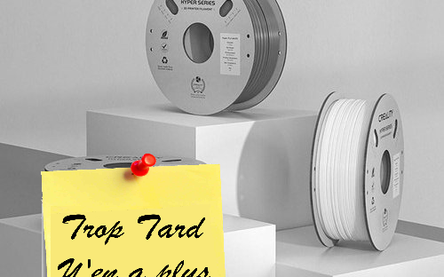 4kg filament Hyper-ABS Creality, 3 couleurs au choix, (...)