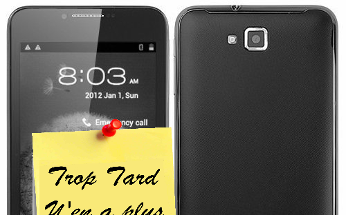 Smartphone 5 pouces DUAL CORE ANDROID 4.0 DUAL SIM GPS (...)