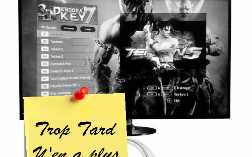 La Console borne Arcade Pandora's Box 7 3D, 2167 jeux à (...)