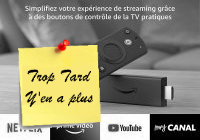 Deal expiré Fire TV Stick HD et 4K avec boutons de contrôle TV (...)