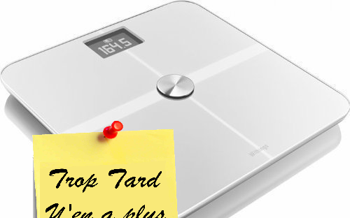 Pèse personne connecté sur PC / iPhone Wifi Withing 103€ (...)