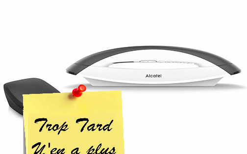 Téléphone Fixe base séparée, Alcatel Smile Invisibase à (...)
