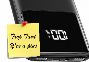 Deal expiré Batterie externe INIU 22.5W 10000mAh PD3.0 QC4.0 à (...)