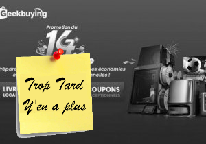 Geekbuying fête ses 14 ans, nombreuses promotions sur (…)