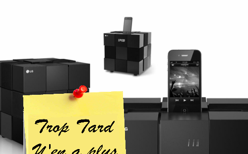 Enceinte Cube Airplay Bluetooth LG ND8520 80W à (...)