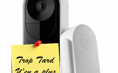 Sonnette interphone vidéo Wifi 360 D819, concurrente (...)