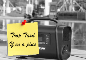 la centrale portable iPowerflow S500, LiFePO4 556 Wh, (...)