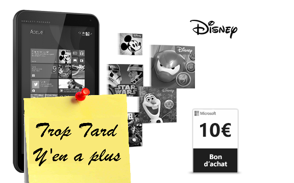 Tablette Windows HP Stream 7″ à 79€ (et bon de 10€)