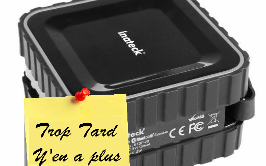 Enceinte Bluetooth étanche Portable stéréo Inateck BTSP20 (...)