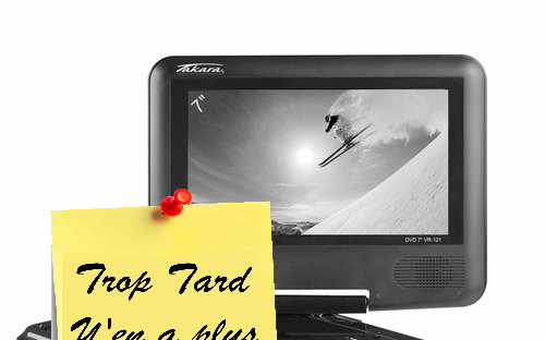 29€90 le lecteur DVD/USB DivX portable 7" TAKARA (...)