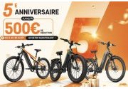 Bon plan relatif Anniversaire 5 ans Buybestgear, les Fat Bike Lankeleisi (...)
