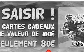 Carte Cadeau CDISCOUNT de 100€ pour 80€ !