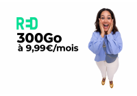 Deal Forfait Red by SFR 300 Go 5G/33 Go UE/DOM, Appels, (...)
