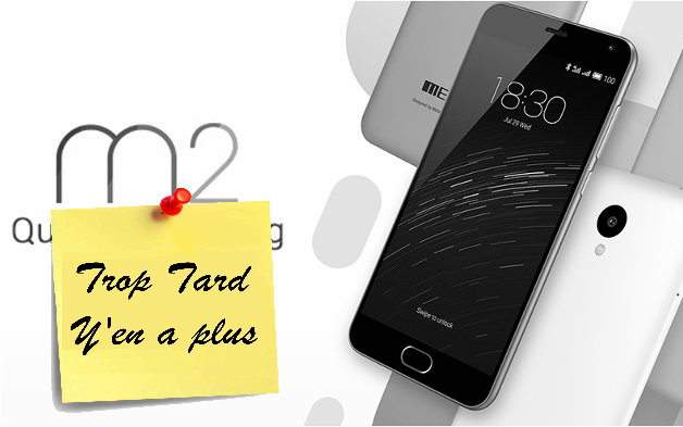Smartphone Meizu M2 blanc ou bleu HD 4G à 99€ (ODR (...)