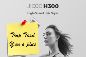 Deal expiré Le Sèche-cheveux JIGOO H300, haute vitesse et ions (...)