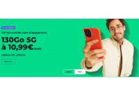Deal Forfait mobile Red by SFR 130 Go 5G/27 Go UE/DOM, (...)