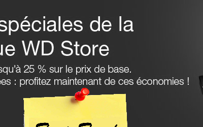 Western Digital Disque dur 4TO externe 104€99 (...)