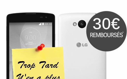 Smartphone 4 coeurs LG F60 4G blanc à 69€99 livré @ (...)